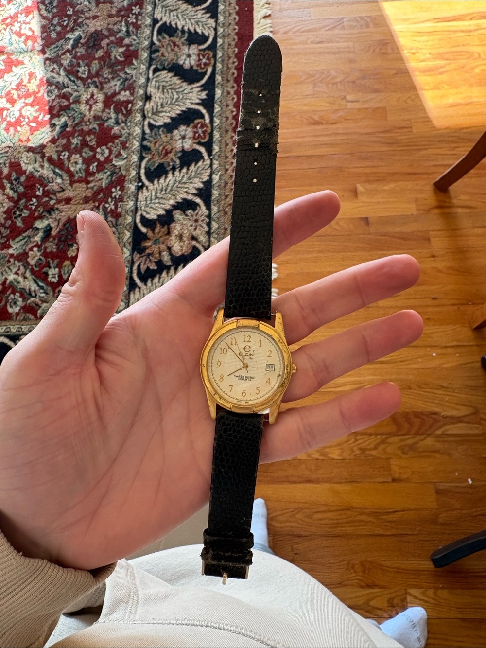 Elgin Men's Water Resistant Quartz watch vintage
